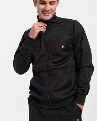 Glänzende Herren Strickjacke ANS BLACK Farbe