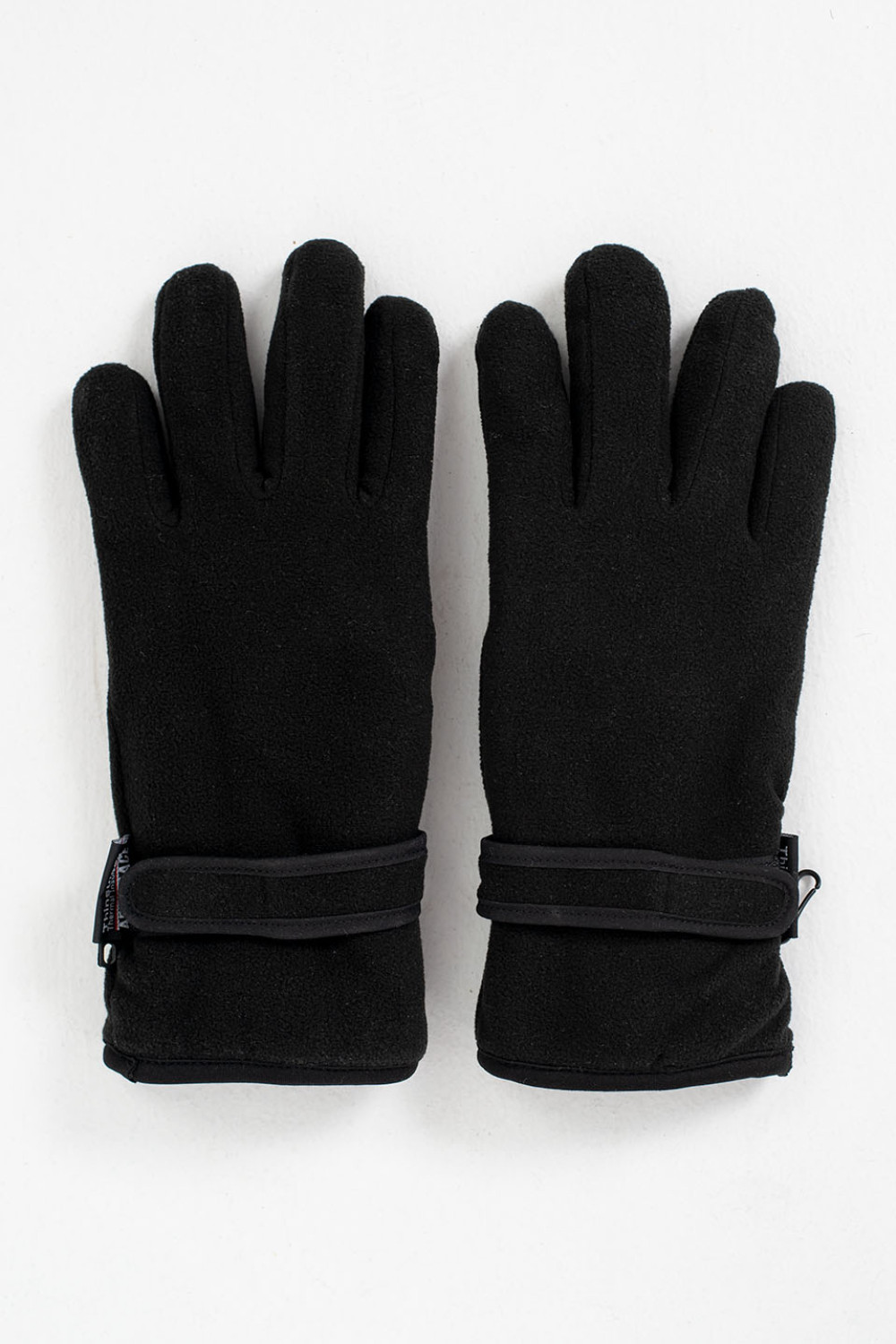 MENS FLEECE GLOVES THINSULATE BLACK 101A