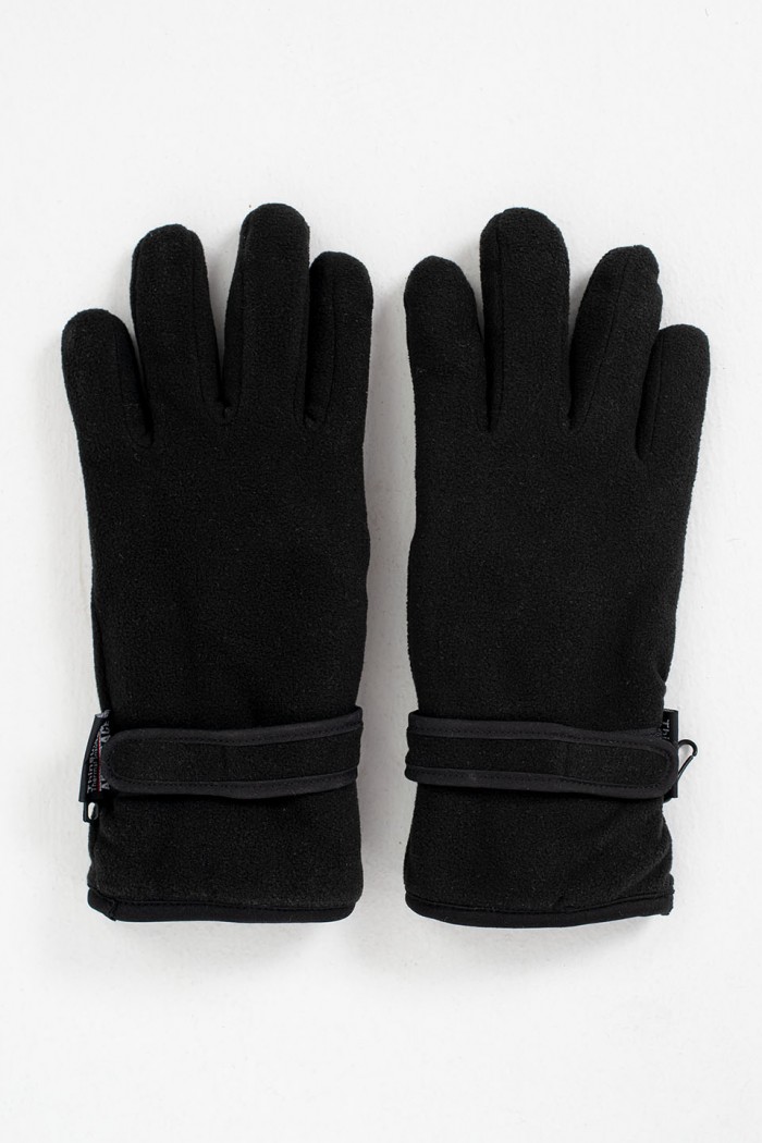 HERREN FLEECE-HANDSCHUHE THINSULATE SCHWARZ 101A