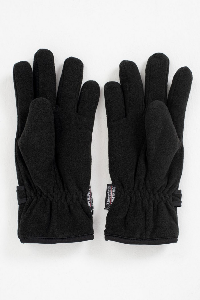 HERREN FLEECE-HANDSCHUHE THINSULATE SCHWARZ 101A