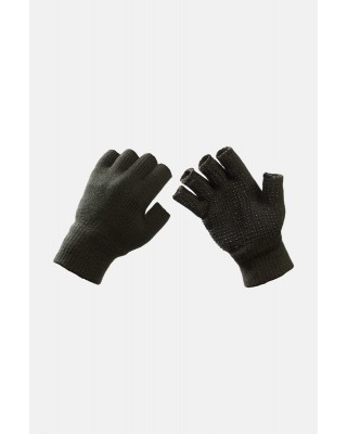 ARMY RACE gestrickte Handschuhe ohne Finger 106 HAKI