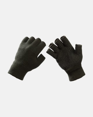 ARMY RACE gestrickte Handschuhe ohne Finger 106 HAKI