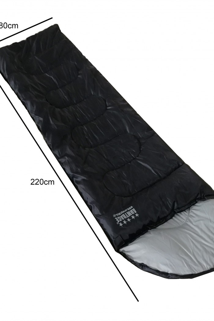 Military sleeping bag ARMY RACE 200gsm Black