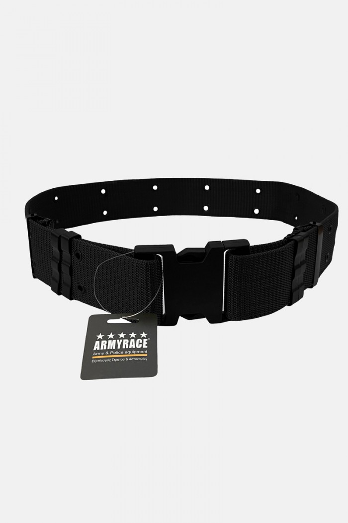 A/T belt with clip ARMY RACE Black 029A