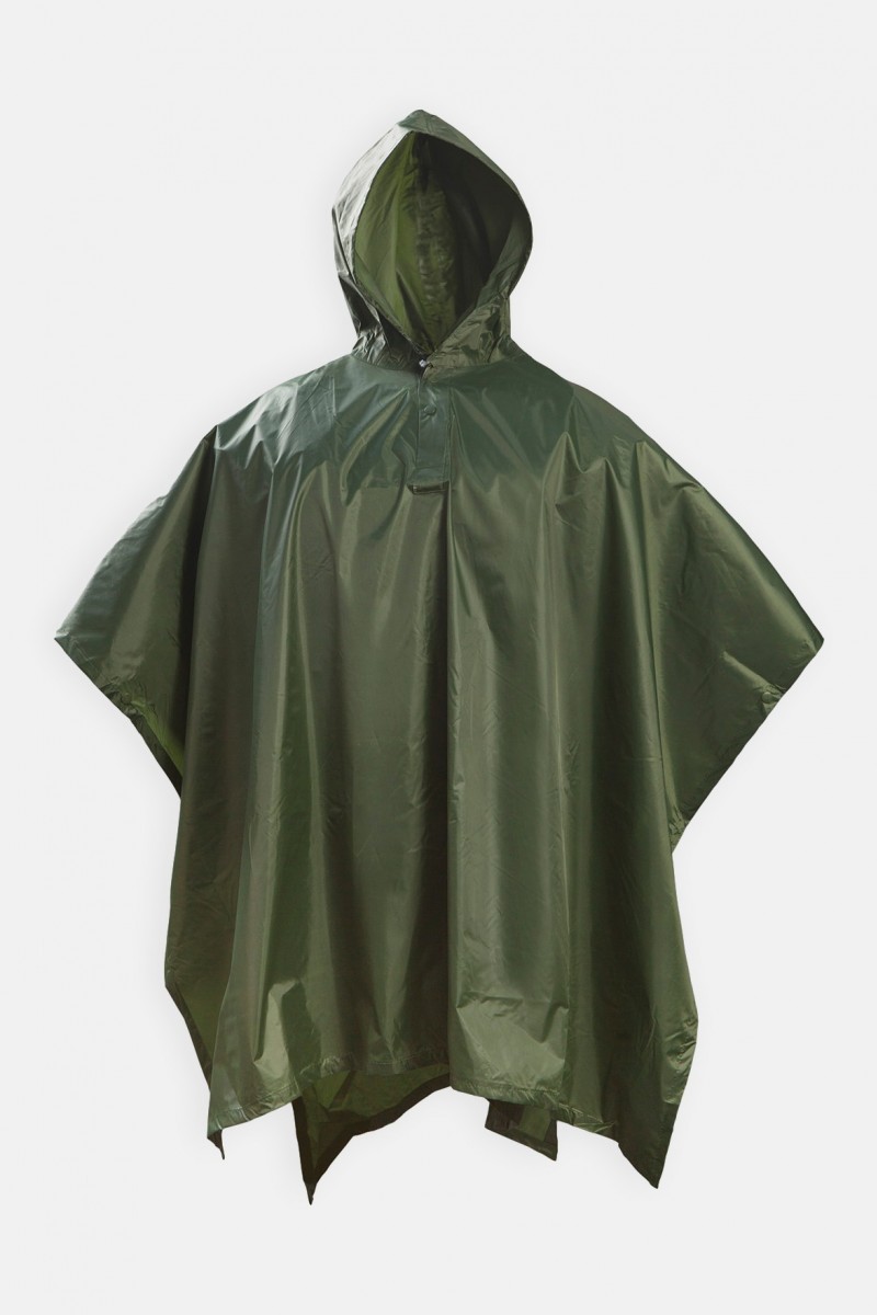 Waterproof Poncho Army Race 170T Polyester