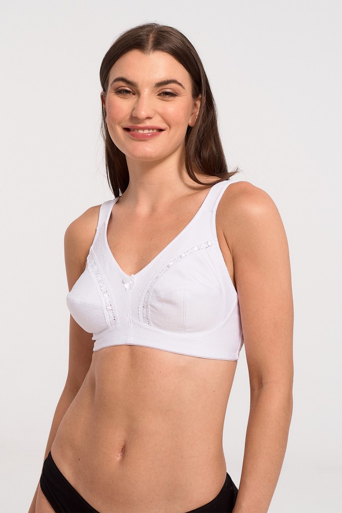 Classic Cotton Bra AVANCE 1045 WHITE