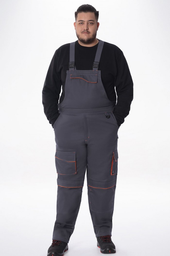 GANZKÖRPER-ARBEITSANZUG AXON BIP-PANTS TOP PLUS SIZE