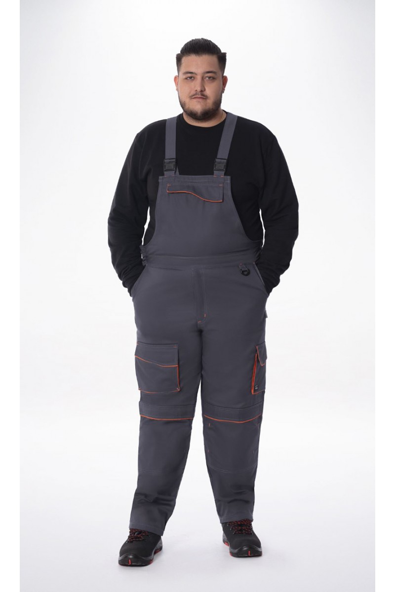 GANZKÖRPER-ARBEITSANZUG AXON BIP-PANTS TOP PLUS SIZE