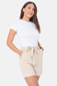 Damen-Leinen-Shorts AXON MARTINICA 54-201-2