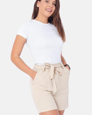 Women's linen shorts AXON MARTINICA 54-201-2