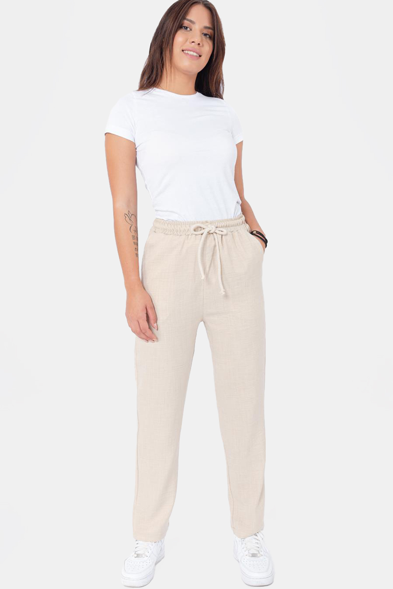 UNISEX Linen Trousers AXON BALI 54-202-1