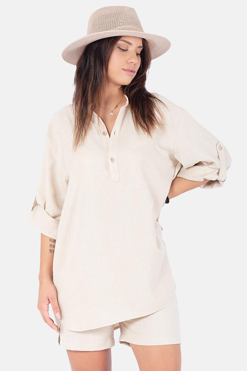 UNISEX Short-sleeved Shirt AXON HORECA MAUI MAO UNISEX Short-sleeved Shirt AXON HORECA MAUI MAO