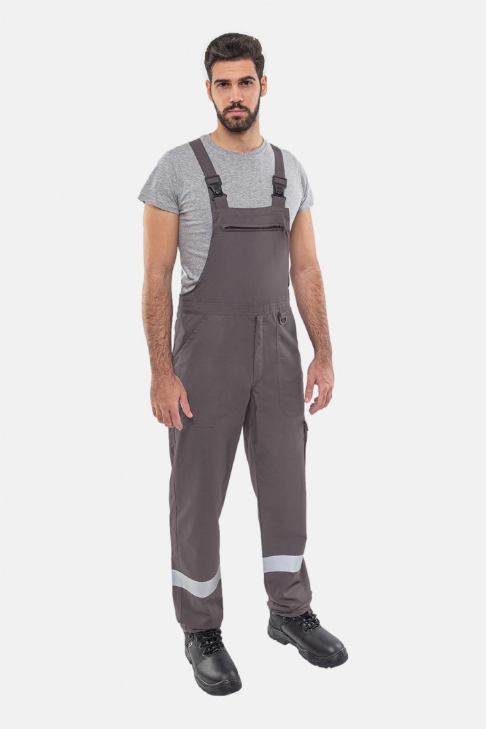 GANZKÖRPER-ARBEITSANZUG AXON BIP-PANTS CLASSIC MIT REFLEKTIERENDEM BAND