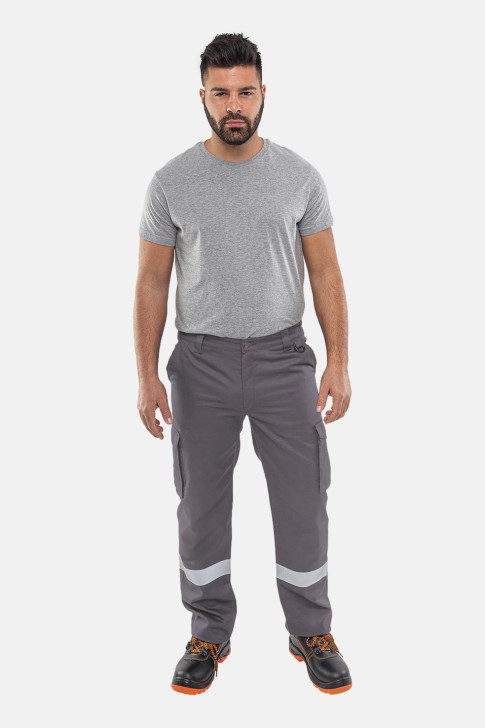 ARBEITSHOSE AXON CLASSIC HOSE MIT REFLEKTOREN