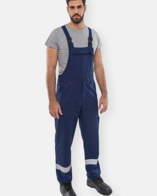 GANZKÖRPER-ARBEITSANZUG AXON BIP-PANTS CLASSIC MIT REFLEKTIERENDEM BAND