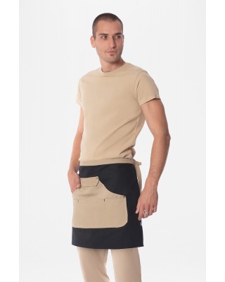 Fabric apron AXON CARAMEL