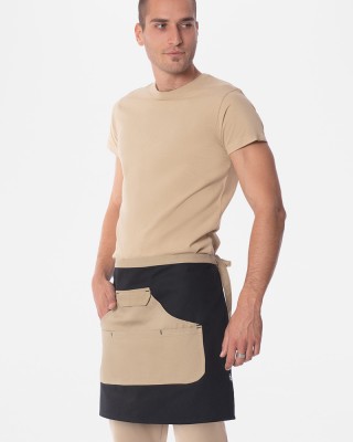 Fabric apron AXON CARAMEL