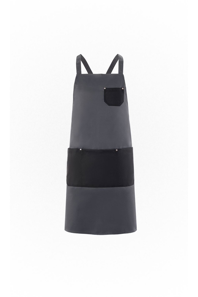 Fabric neck apron AXON LATTE