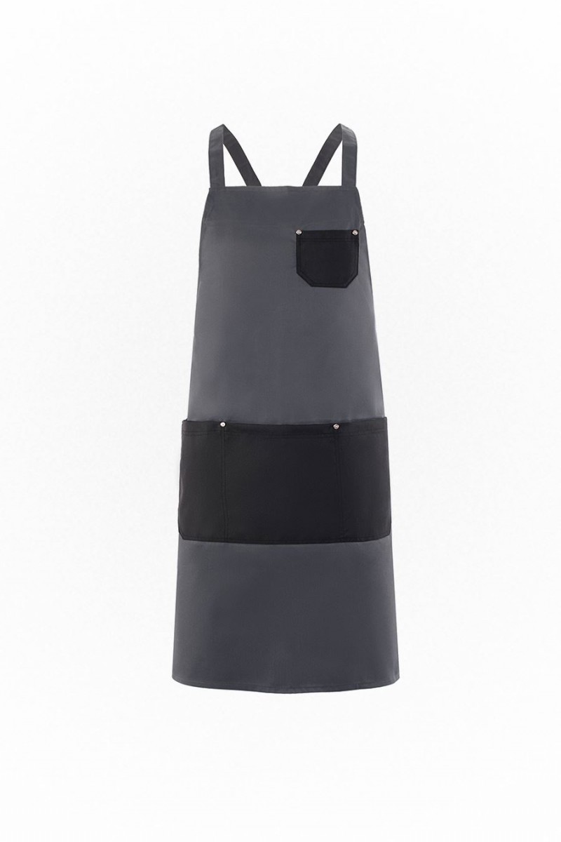 Fabric neck apron AXON LATTE