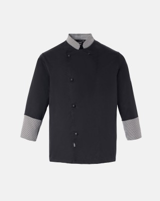 Men's Chef Jacket AXON MERLOT Black