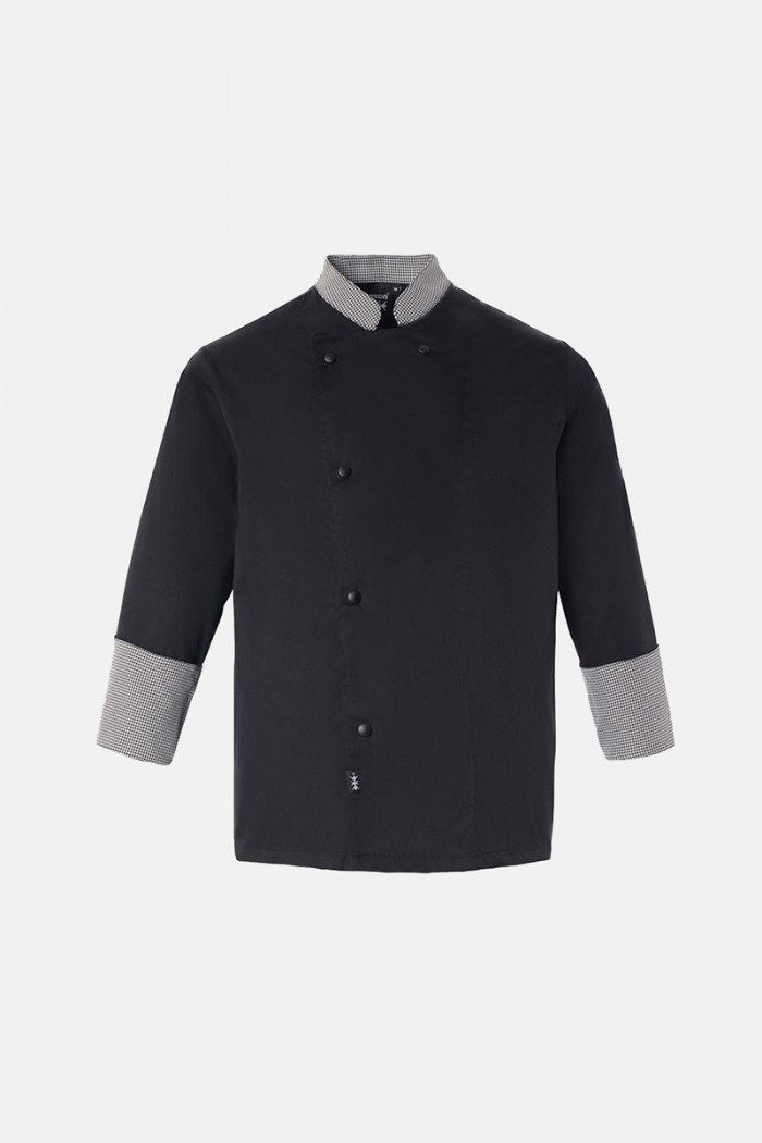 Men's Chef Jacket AXON MERLOT Black