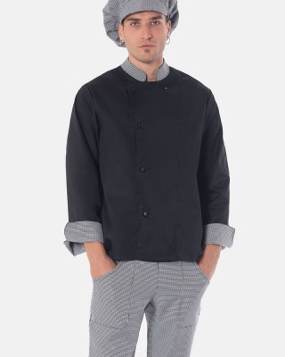 Men's Chef Jacket AXON MERLOT Black