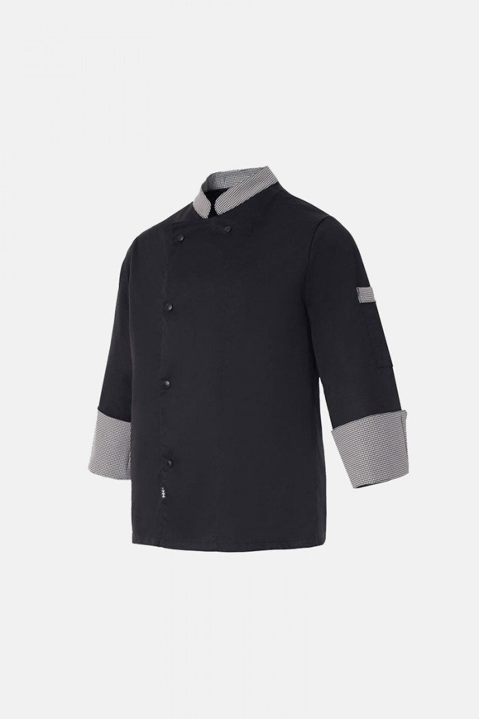 Men's Chef Jacket AXON MERLOT Black
