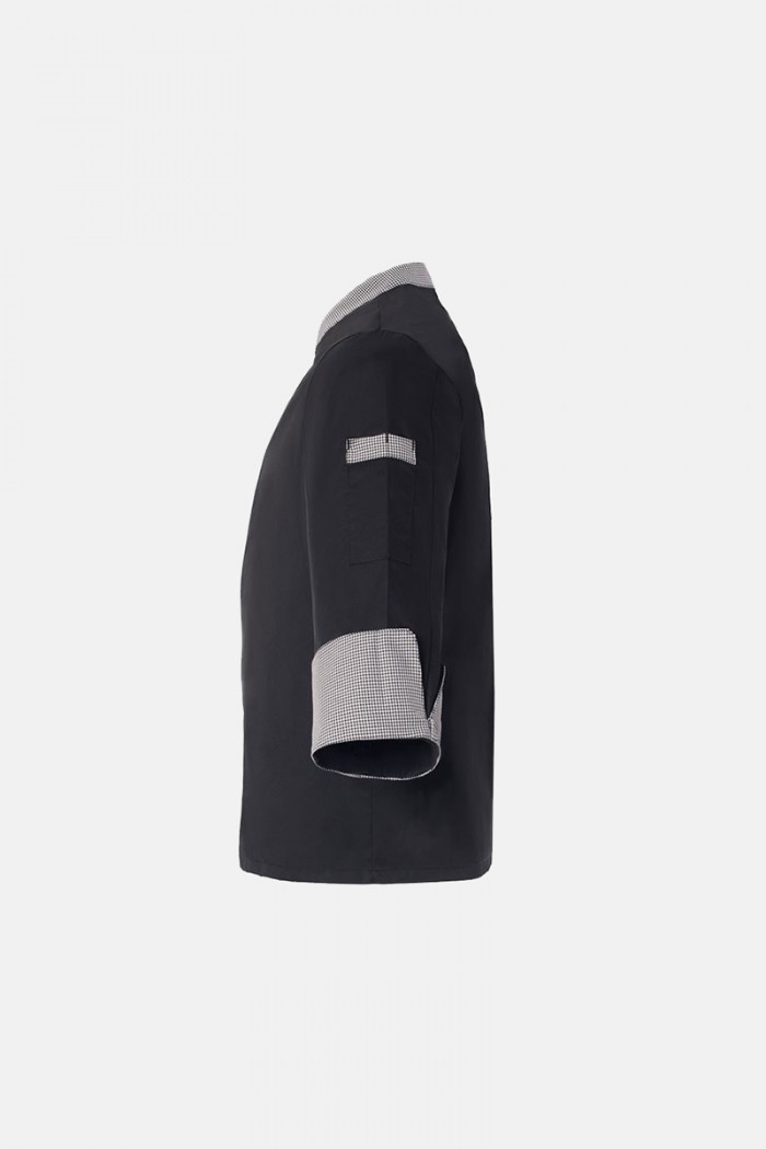 Men's Chef Jacket AXON MERLOT Black