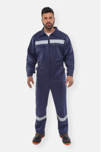 GANZKÖRPER-ARBEITSANZUG AXON-OVERALL CLASSIC MIT REFLEKTOREN
