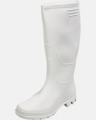 KNEE PVC BOOT galoshes White