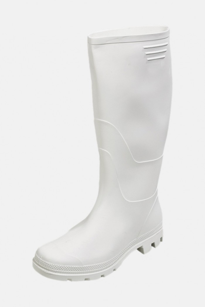 KNEE PVC BOOT galoshes White