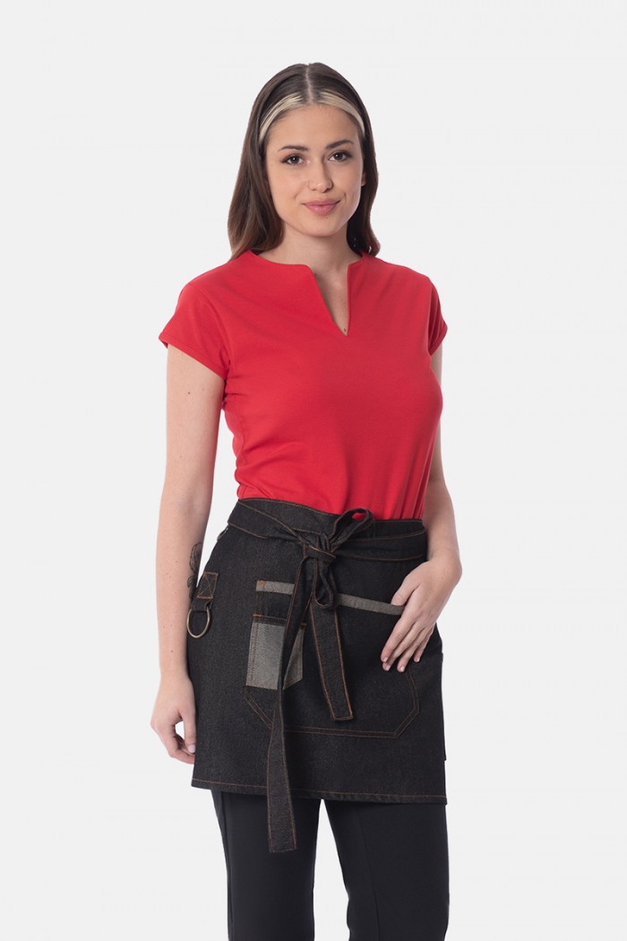 Waist apron Jean black AXON INDIE