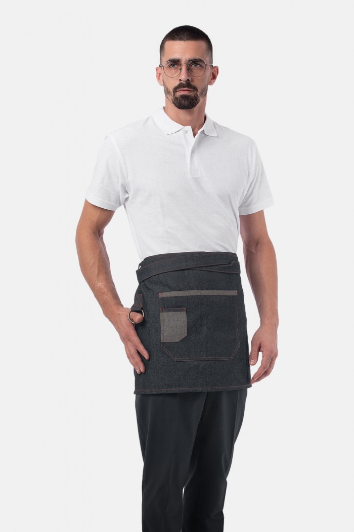 Waist apron Jean black AXON INDIE