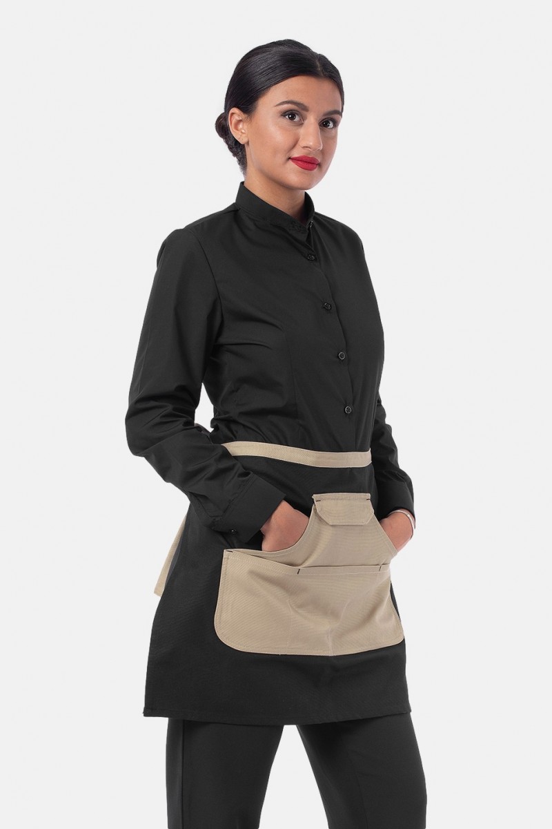 Fabric apron AXON CARAMEL