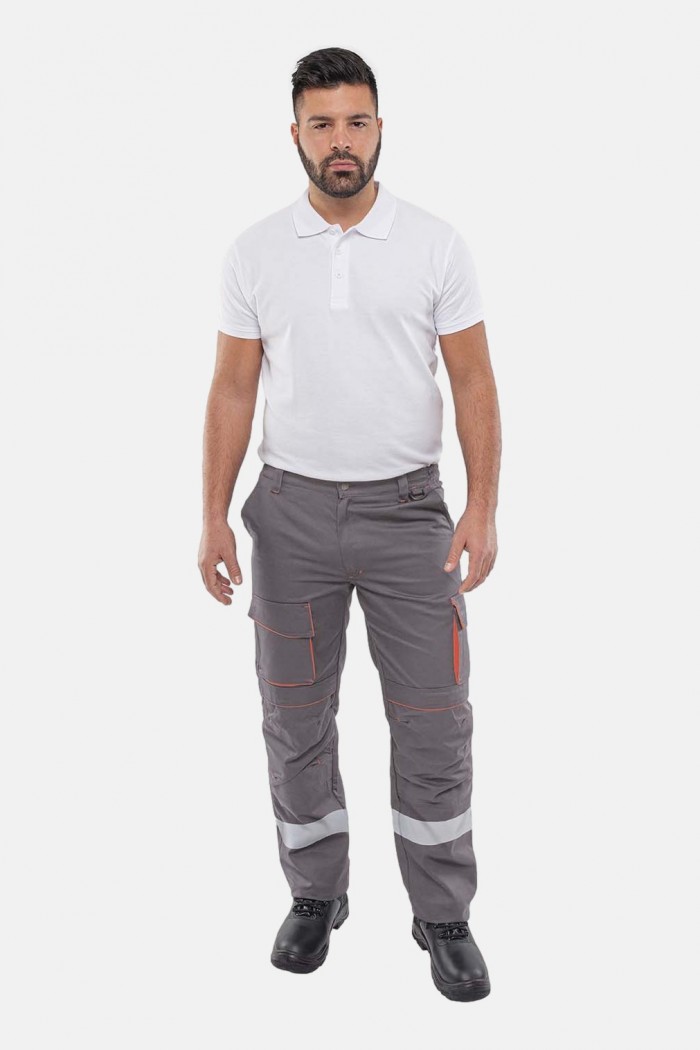 AXON TROUSERS TOP Arbeitshose mit Reflektorband