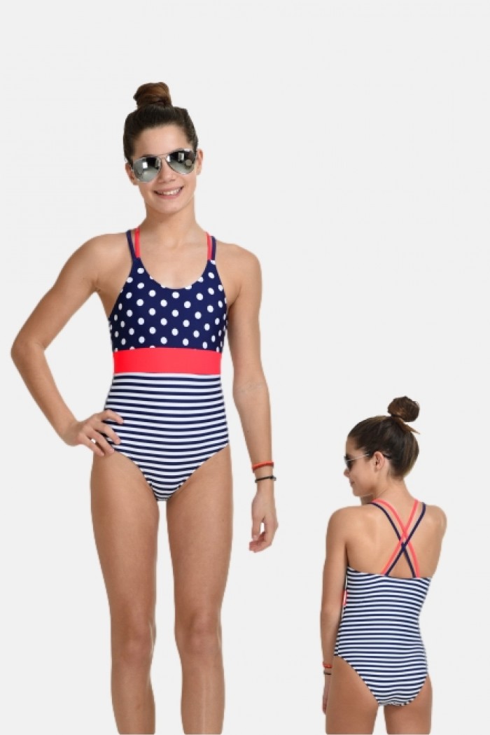 Children's one-piece swimsuit BIKINI GOLD 49124