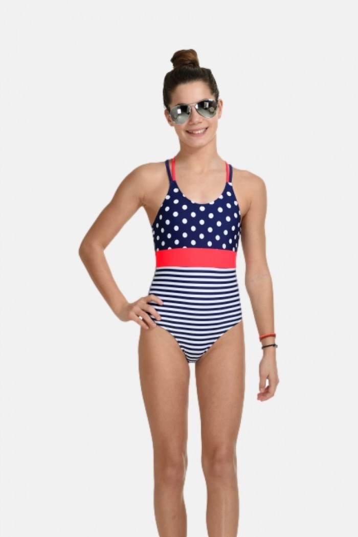 Children's one-piece swimsuit BIKINI GOLD 49124