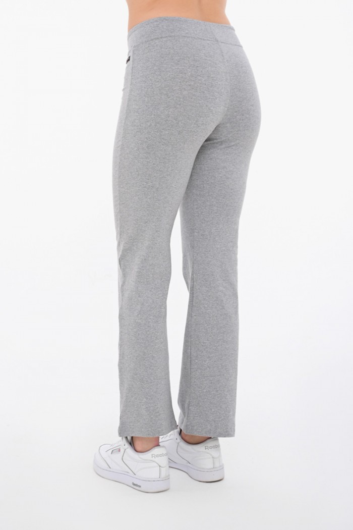 Women's slim fit pants Body Move 01 Grey
