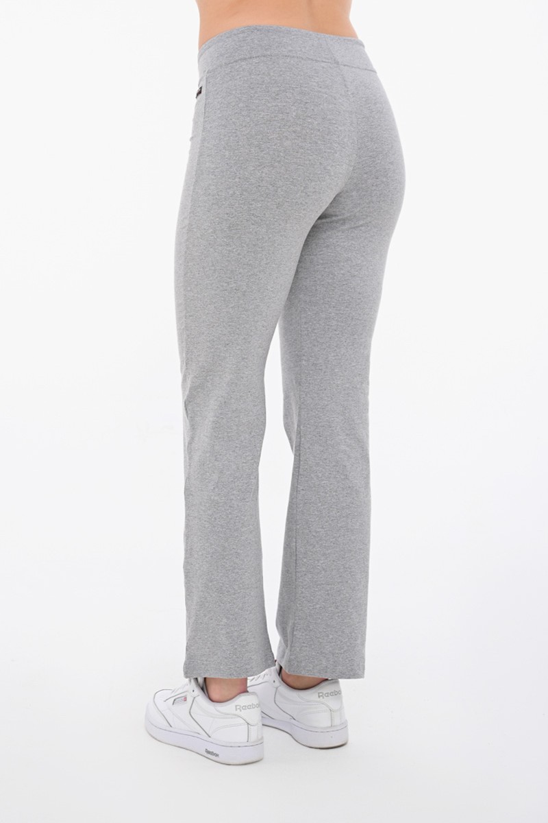Women's slim fit pants Body Move 01 Grey