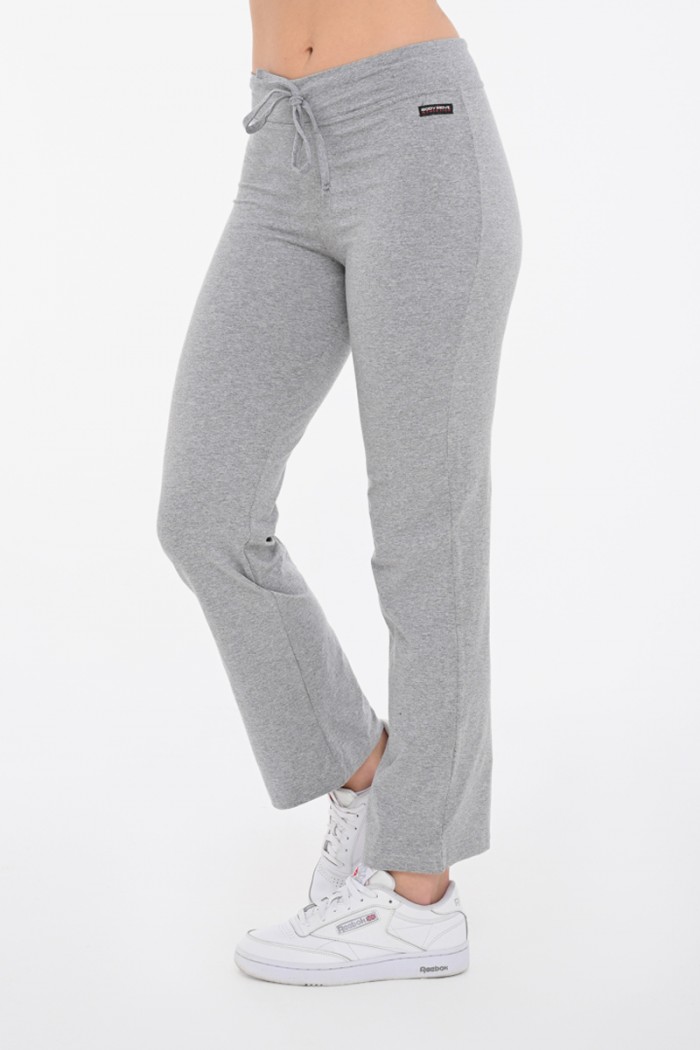 Women's slim fit pants Body Move 01 Grey