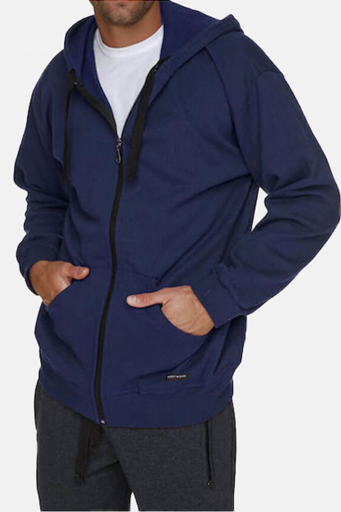 Sweater Jacket BODY MOVE PLUS SIZE 1017 Blue