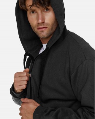 Pullover Jacke BODY MOVE PLUS SIZE 1017 BLACK