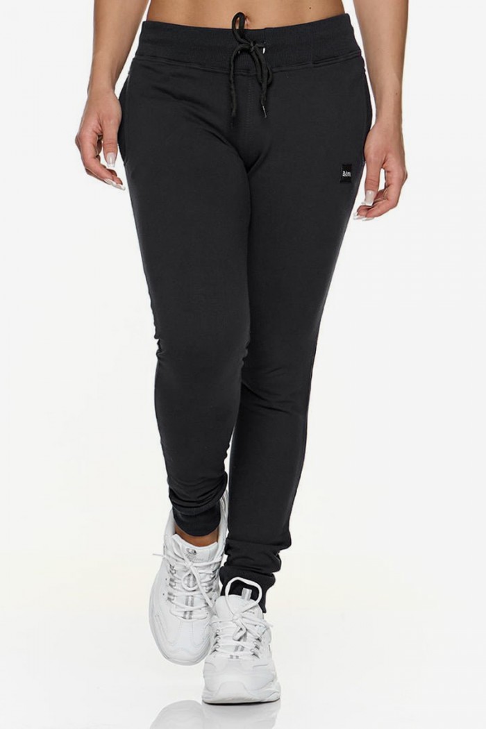 Women's pants with busk Body Move 1019 BLACK