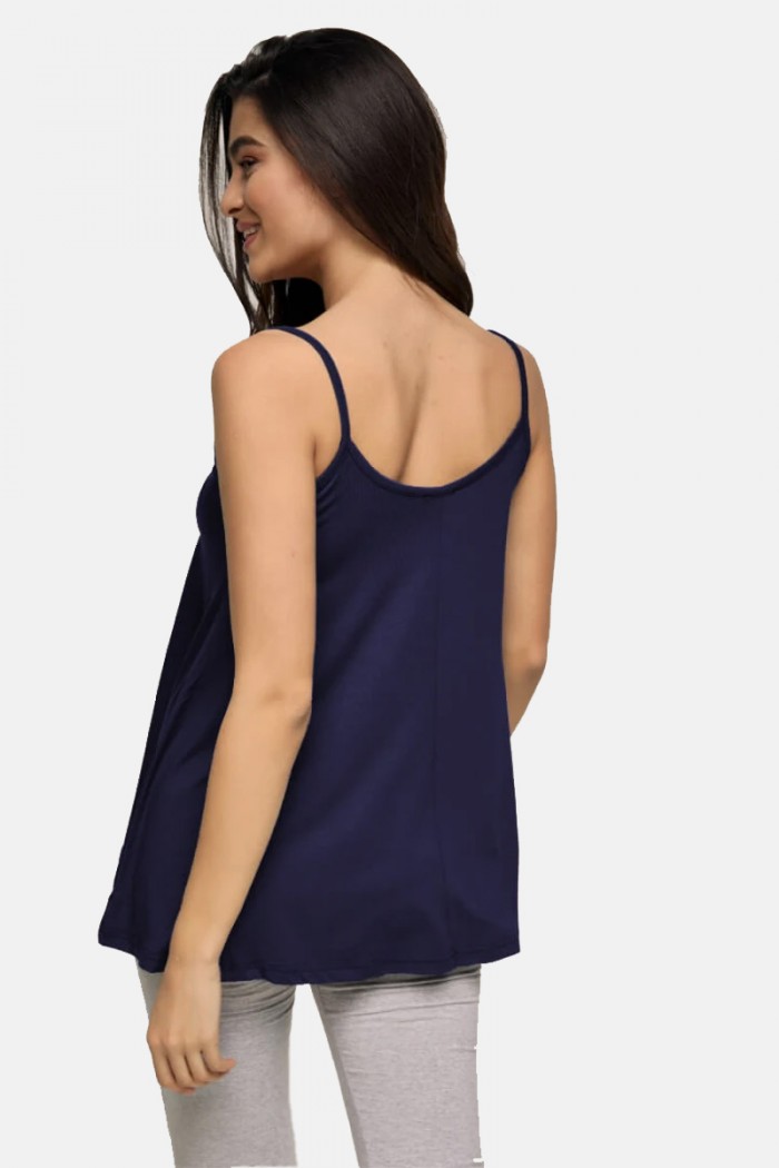 Women's viscose t-shirt - Dark Blue 1062