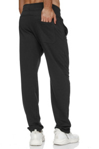 BODY MOVE 1120 straight trousers Black
