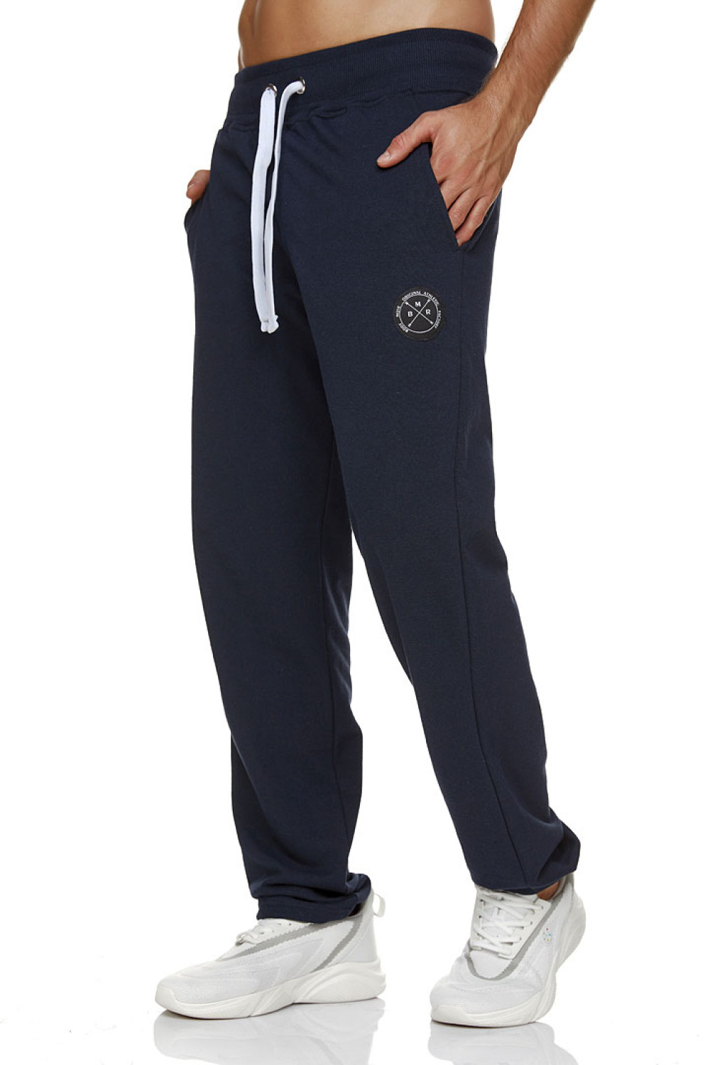 BODY MOVE Pants 1120 straight Blue Dark Blue
