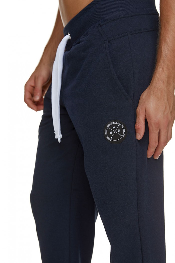 BODY MOVE Hose 1120 gerade Blau Dunkelblau