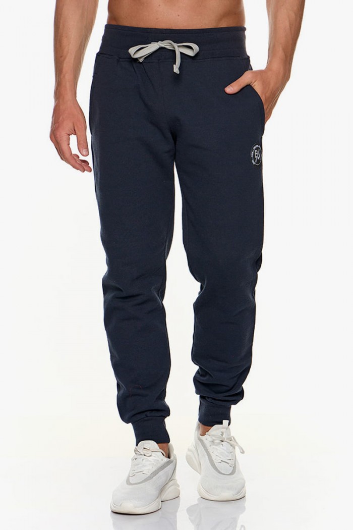 Herren-Sweatpants BODYMOVE 1180 BLUE DROPS
