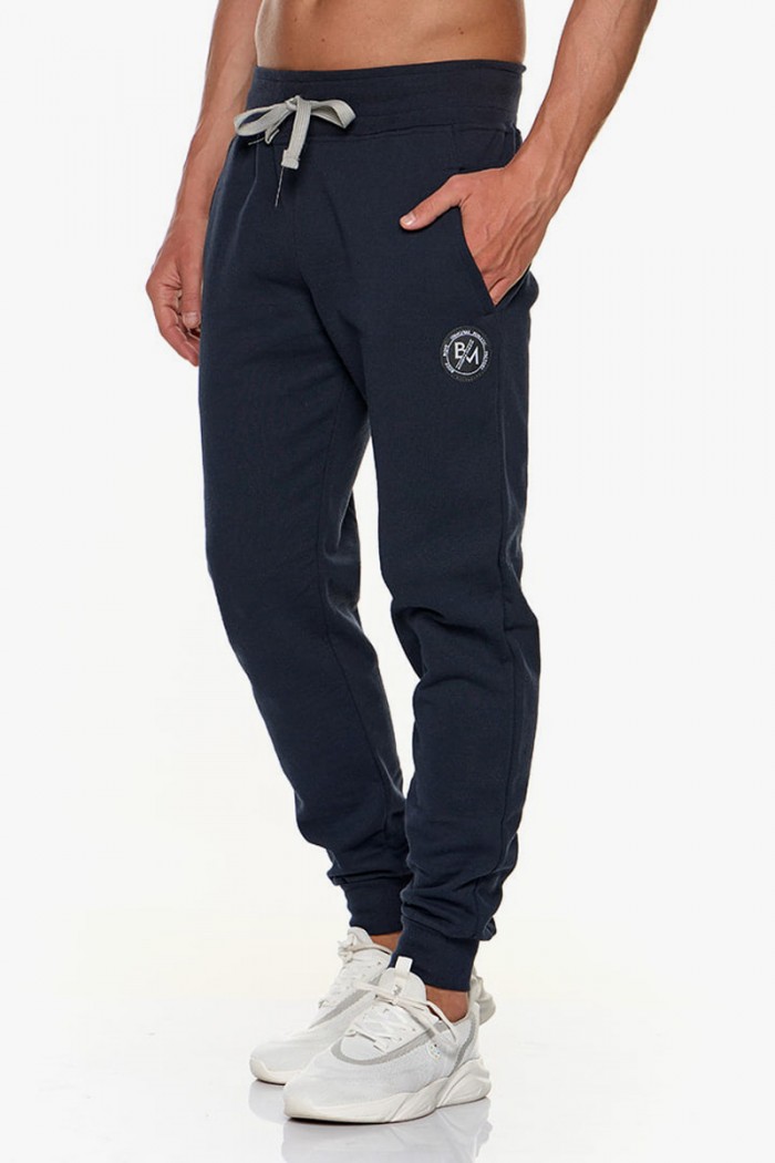 Herren-Sweatpants BODYMOVE 1180 BLUE DROPS
