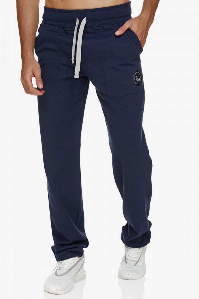 Jogginghose BODY MOVE 1181 Straight Blau Dunkelblau